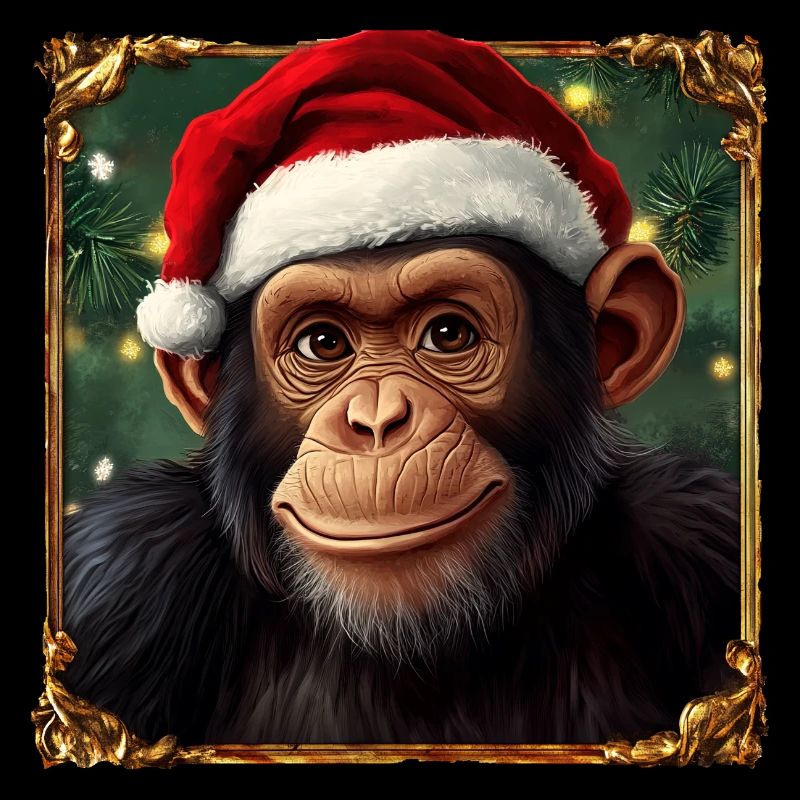 Weihnachten Schimpansen