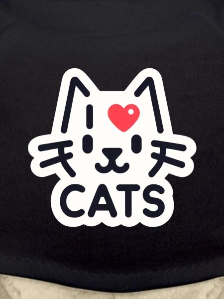 Charming cat love