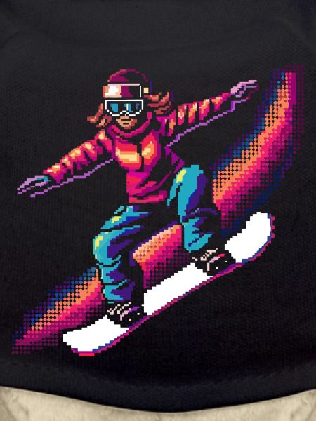 Snowboarding Pixel