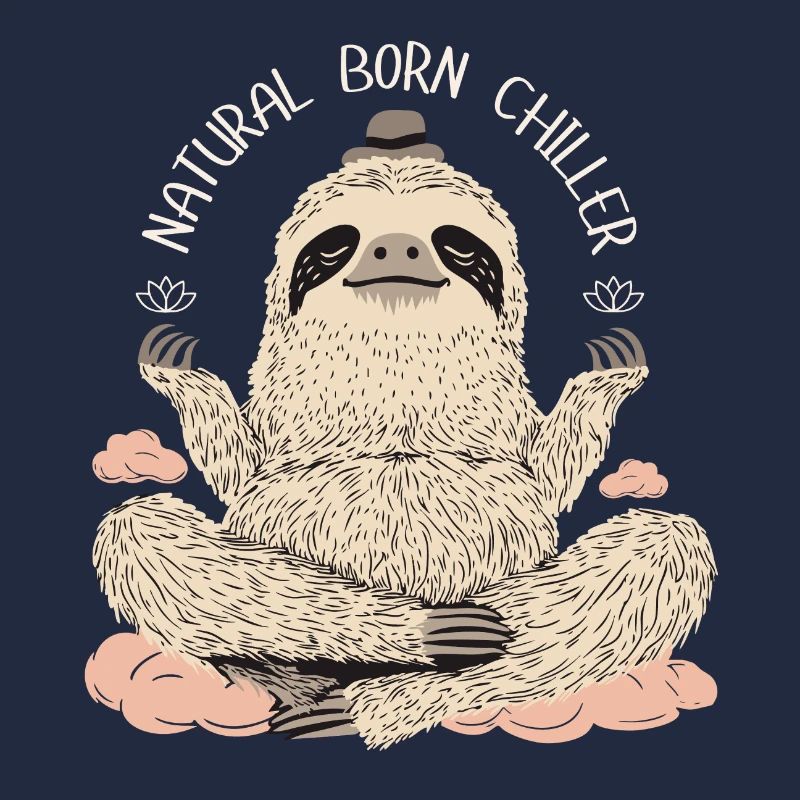 Zen Sloth – Cool Chill Motif