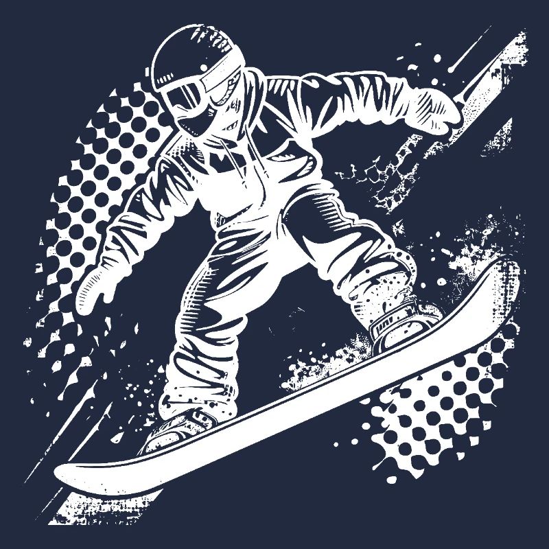 Dessin de snowboarder