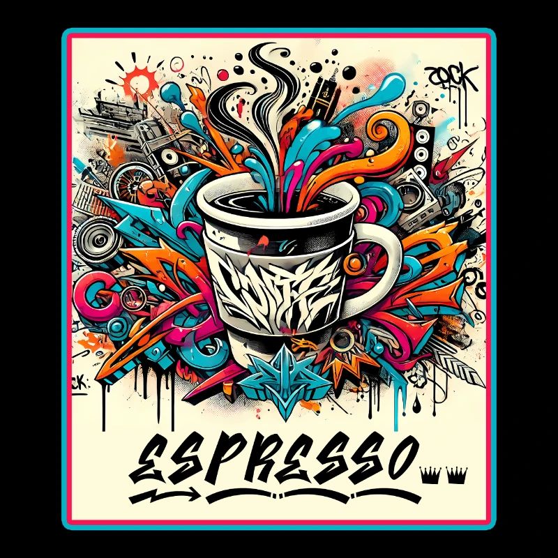 Espresso Graffiti Kaffee Design