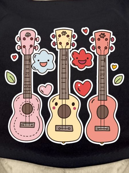 Ukulele Cartoon Style