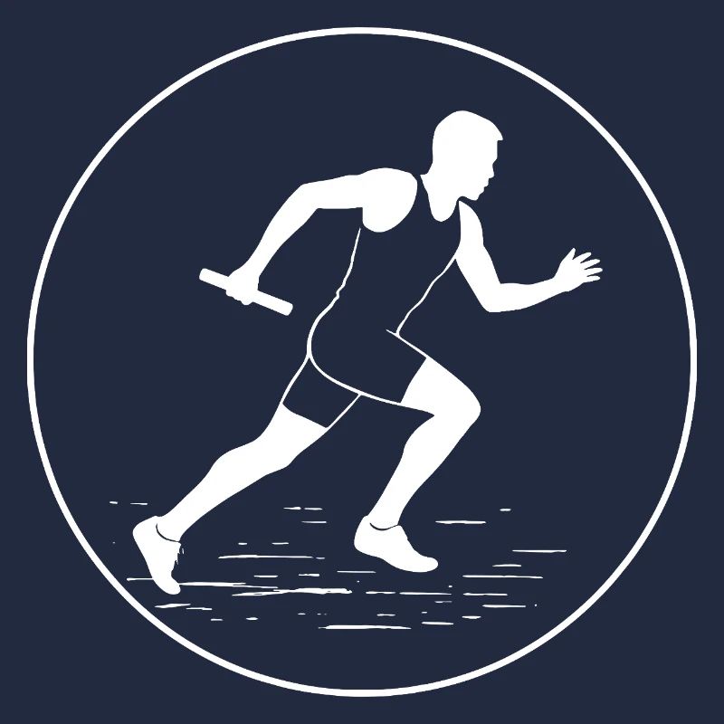 Passation de témoin dans un sprint