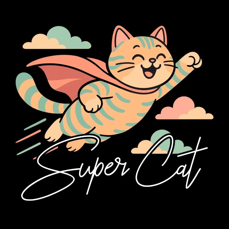 Super Katze Britisch Kurzhaar getigert Geschenk