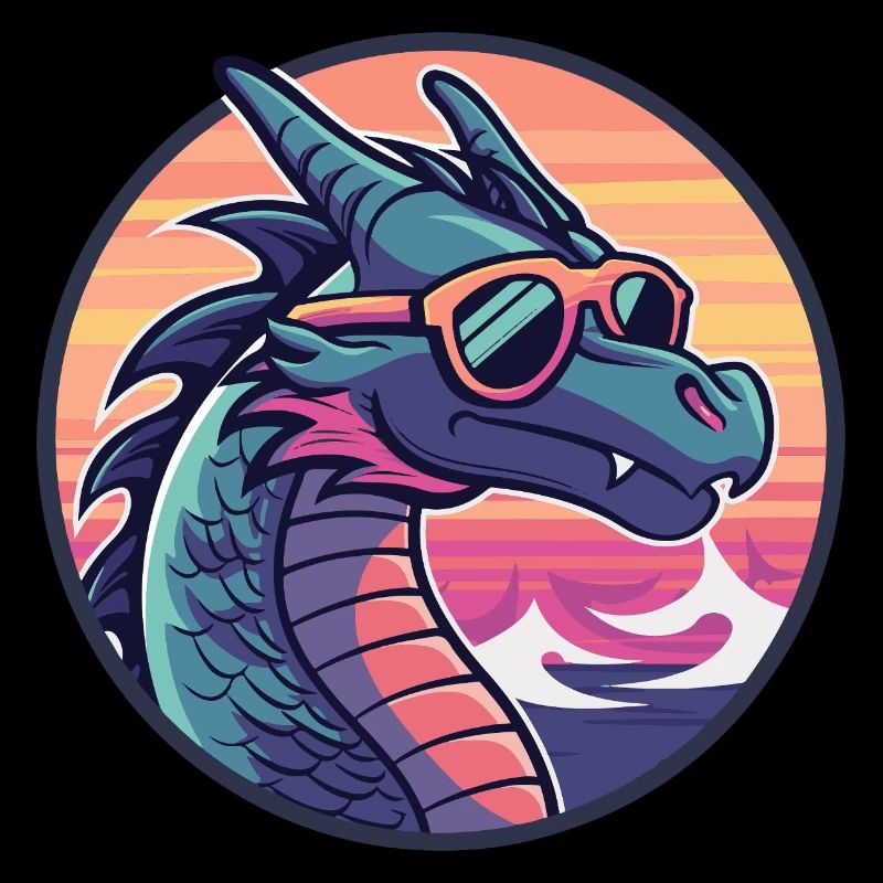 Drache Cool Comic