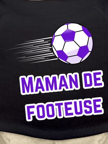 Tee-Shirt Maman Supporter Footeuse