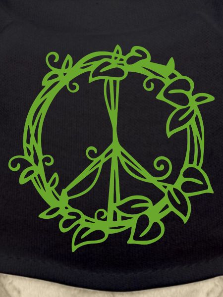 Nature-Inspired Peace Symbol Design