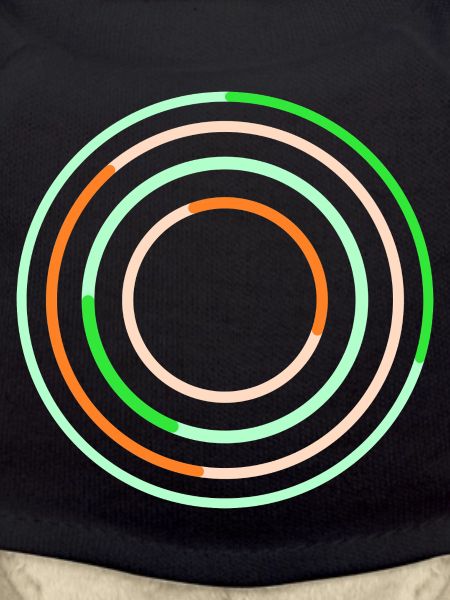 Abstract Circular Line Art Design