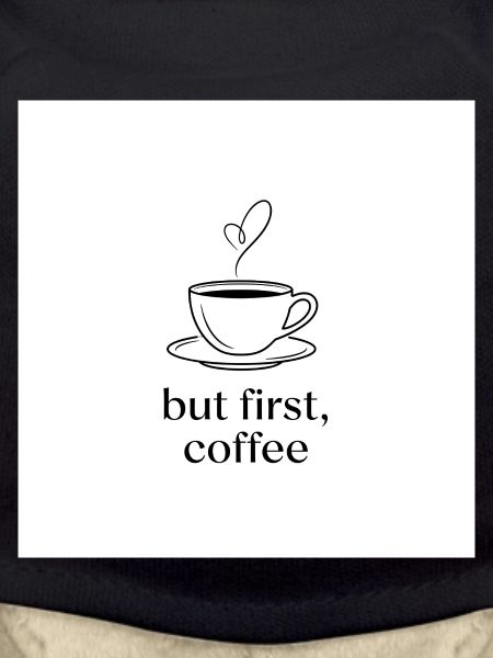 Minimalistischer Kaffee mit Herz