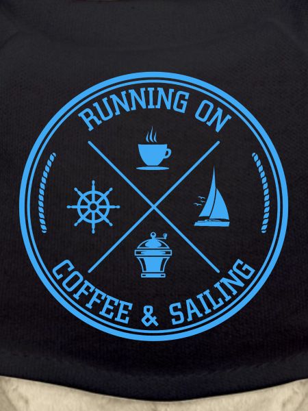 Coffee and Sailing Nautical Quote