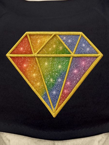 Rainbow Glitter Diamond Patch
