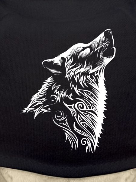 Wolf Tribal Wolf Head Tattoo