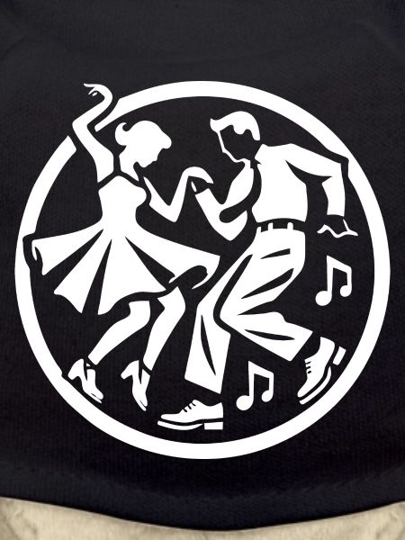 Conception de silhouette rock 'n' roll