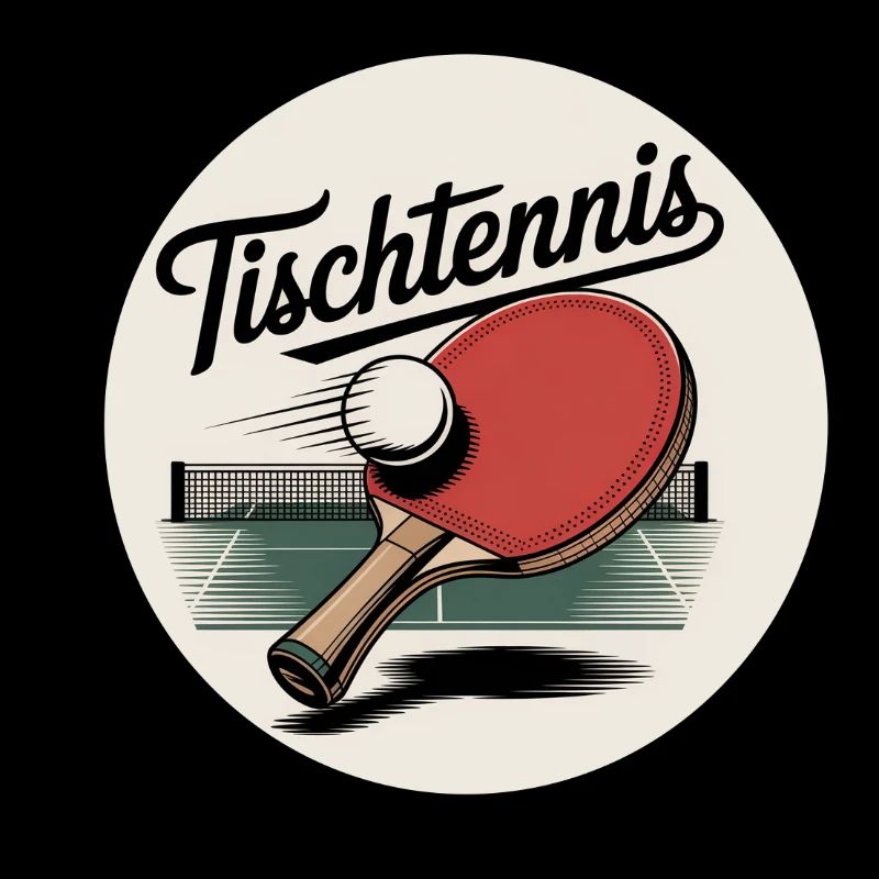 Tischtennis Retro Schlaeger