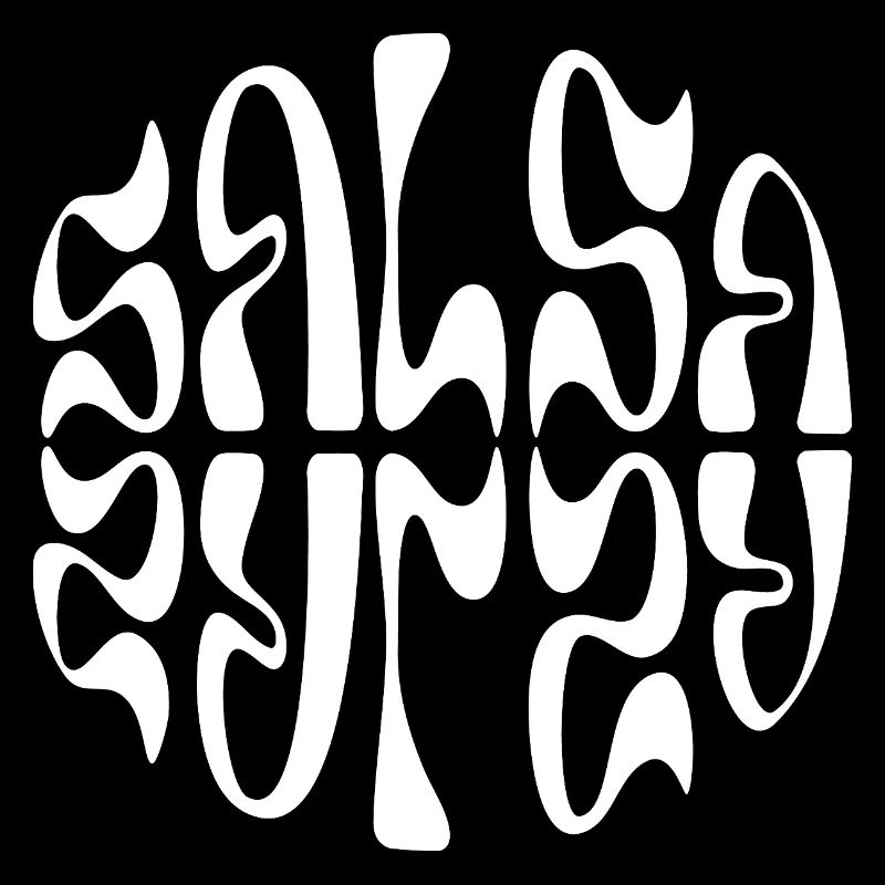 Salsa Pulse Circular Typography