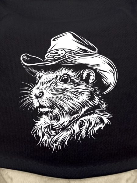 Hamster Cowboy Hat Western
