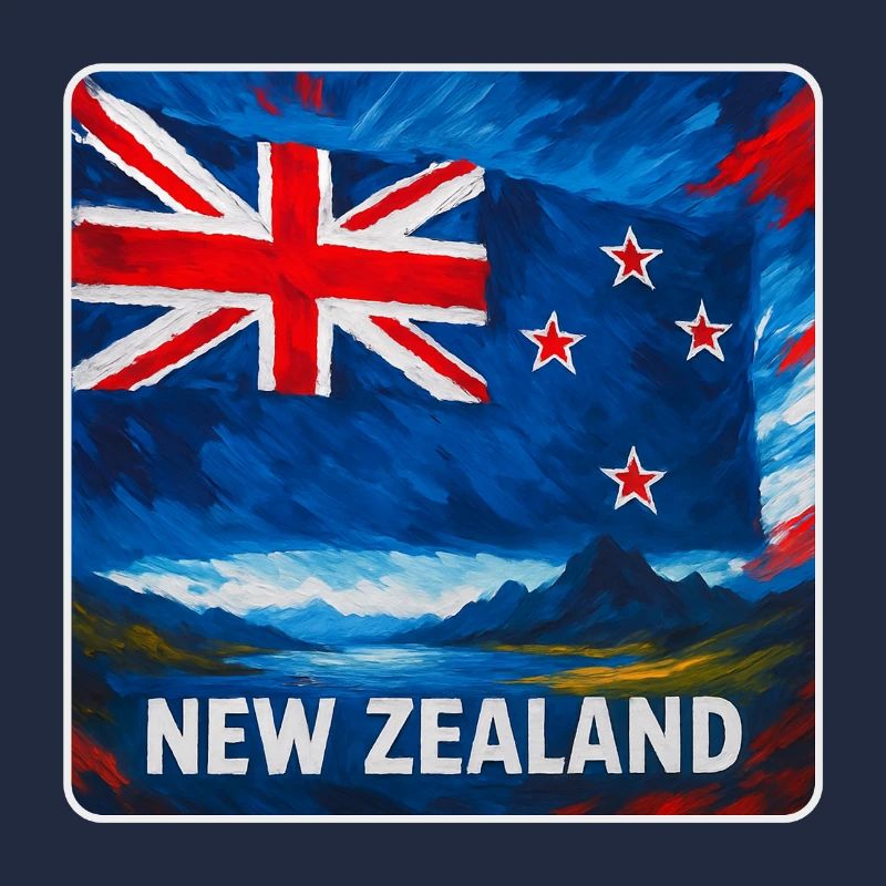 Neuseeland Flaggen Design