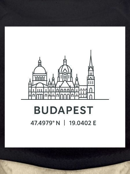 Budapest Line Art Silhouette Landmark