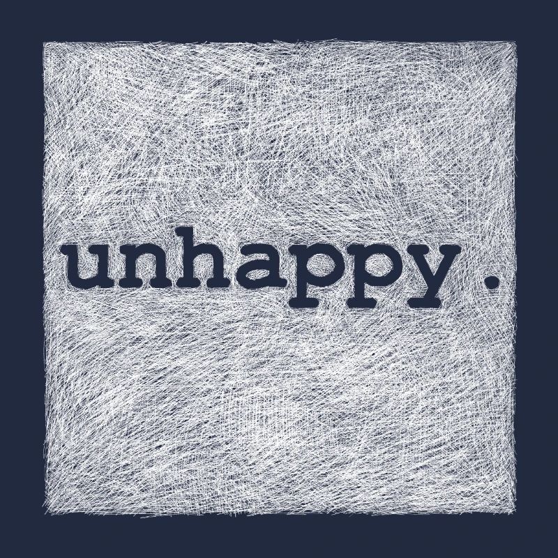 unhappy - White version
