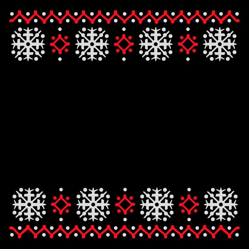 pull moche motif de Noël flocons de neige cool