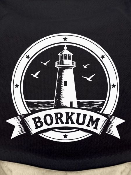 Leuchtturm Borkum Maritimes Emblem
