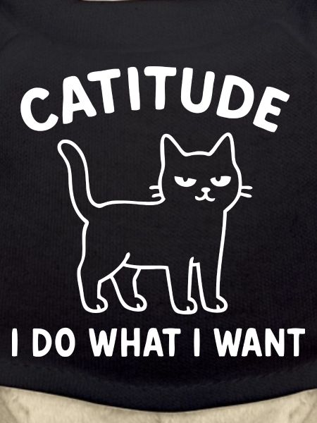 Catitude Cat Saying