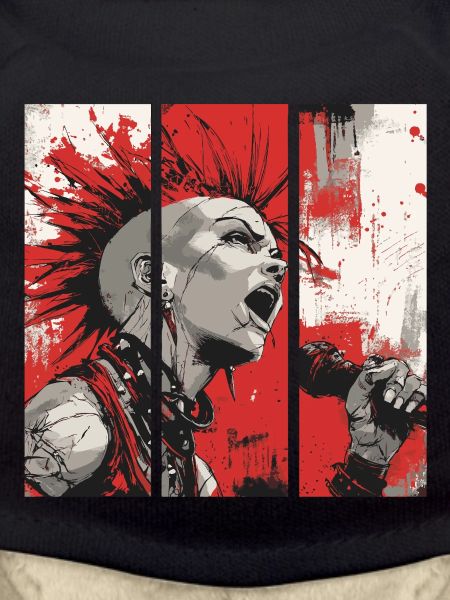 Punk Rebellion – Singer with mohawk