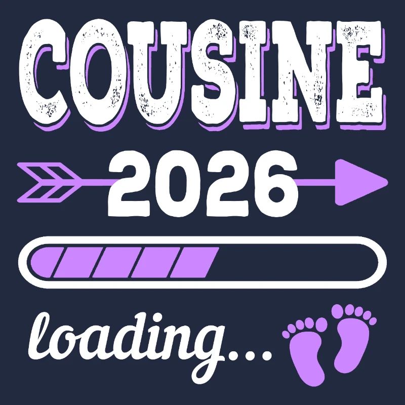 Cousin 2026 Loading Pregnancy Gift Idea