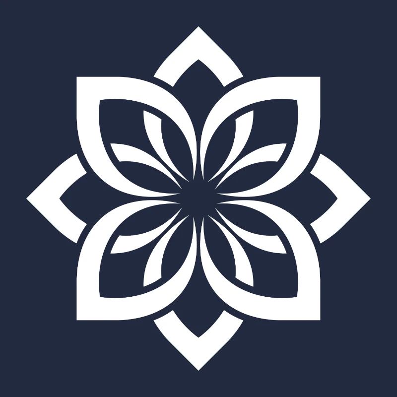 Mandala Fleur Blanche Chogan