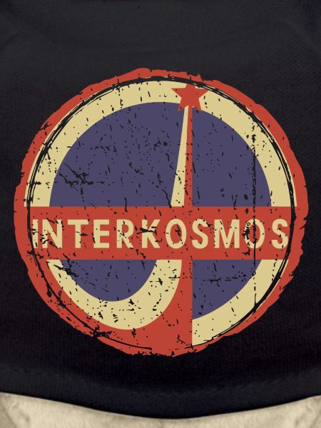Interkosmos DDR Retro Circle Emblem