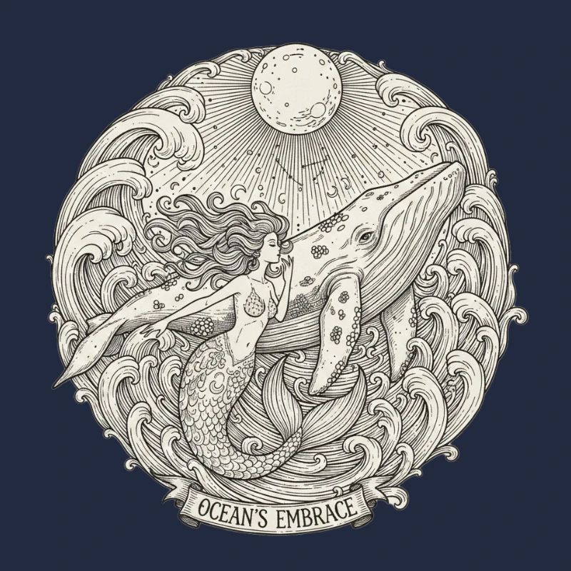 Oceanic Embrace Mermaids