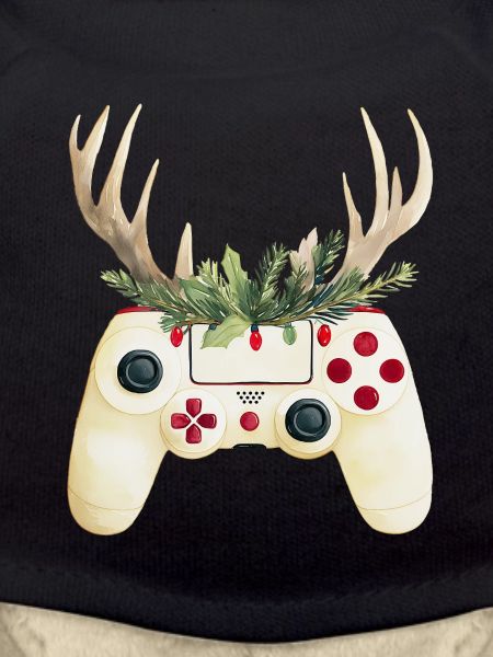 Christmas controller with deer antlers