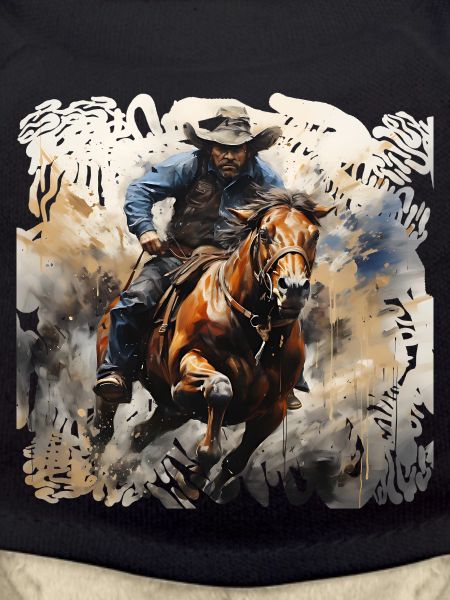 Wildwest Reiter Dynamik-Malstil