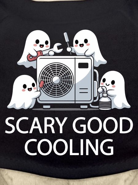 Conception HVAC fantôme d’Halloween - Refroidissement effrayant