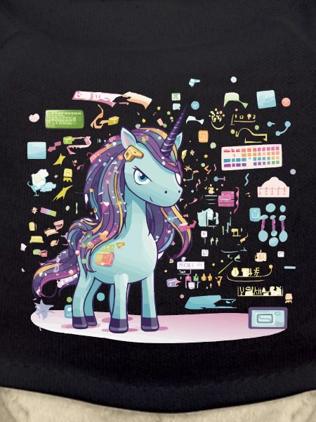Unicorn Technikzauber Illustration