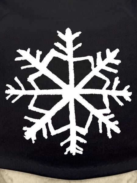 Snowflake Winter Christmas Retro Grunge