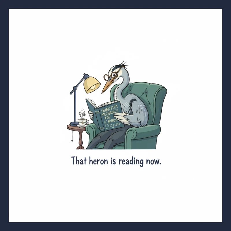 Quantenvogel-Lesen im Sessel