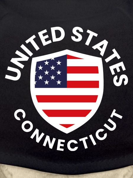 Emblème du drapeau USA