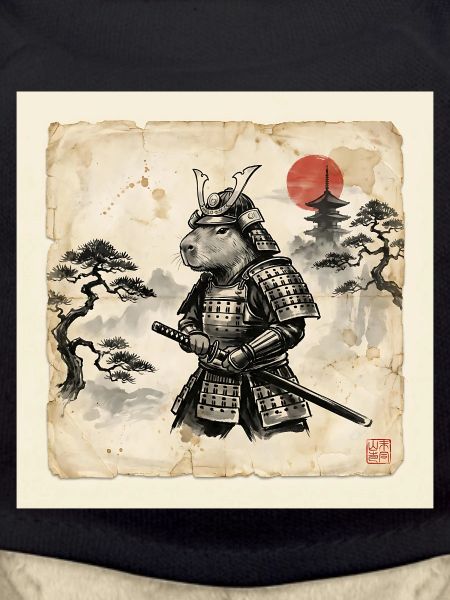 Capybara Samurai Japanischer Krieger
