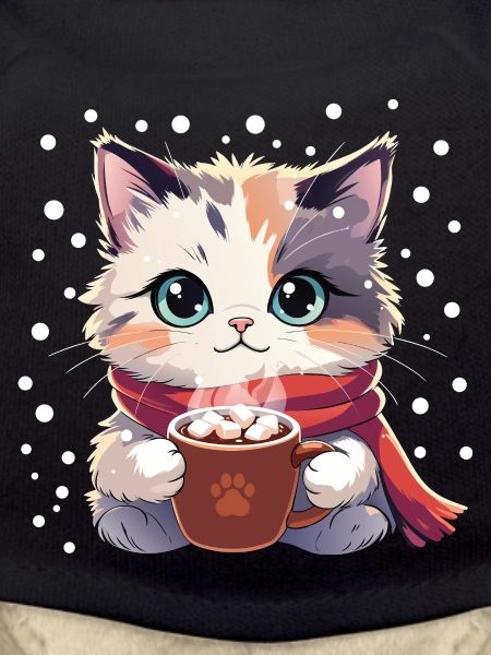 Winter Cozy Kitten