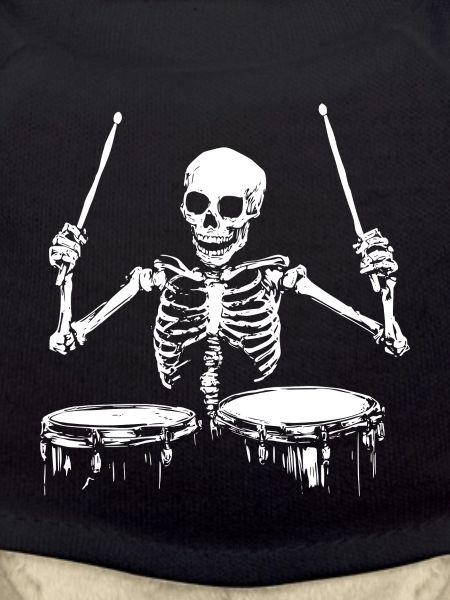Skeleton Drummer Drums Drummer Drums
