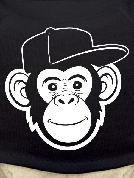 Monkey in Hat Cartoon Tee