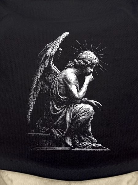 Angel Silhouette Engraving