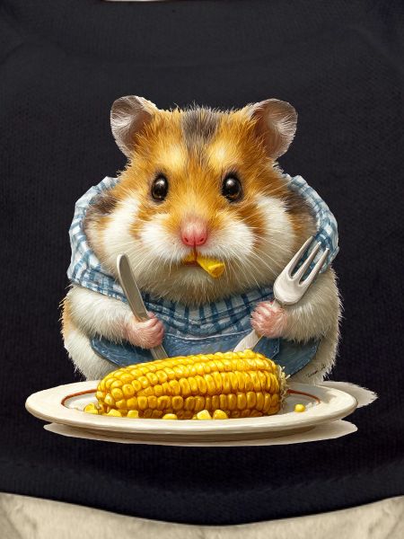 Küchenhamster beim Maisfest