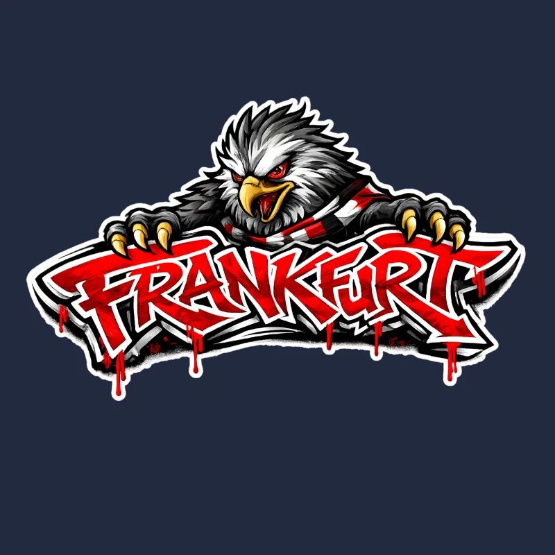 Graffiti Adler de Francfort