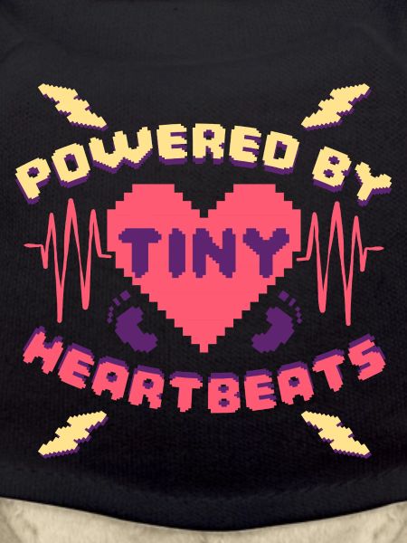 NICU Krankenschwester Powered By Tiny Heartbeats