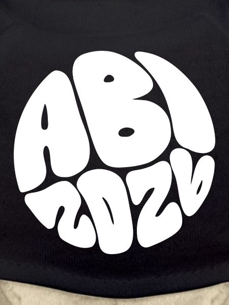 Blob Schrift Kreis Muster