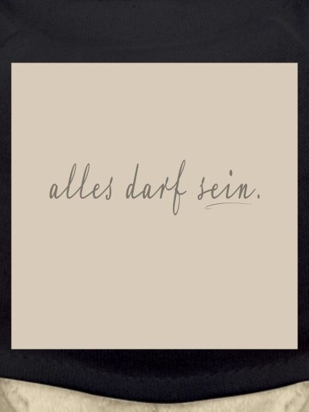 alles darf sein – Reduziertes Script Poster