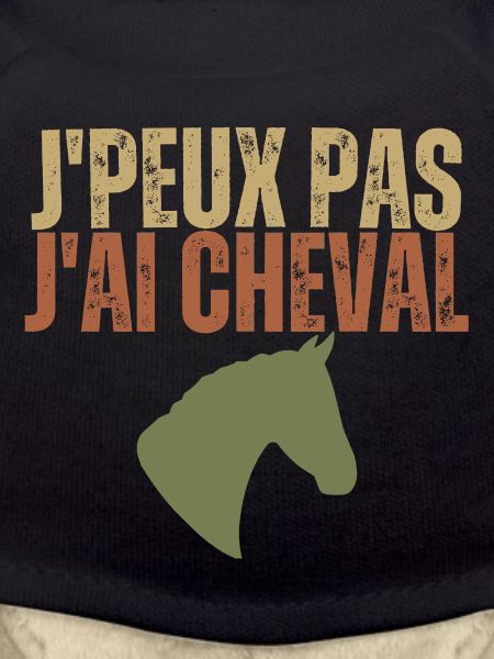 J'peux pas j'ai cheval